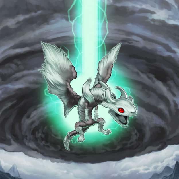 Lightning, Dragon Ruler of Drafts card artwork