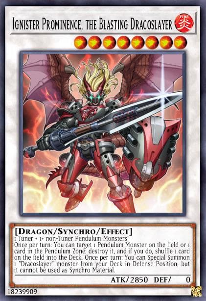 Ignister Prominence, the Blasting Dracoslayer