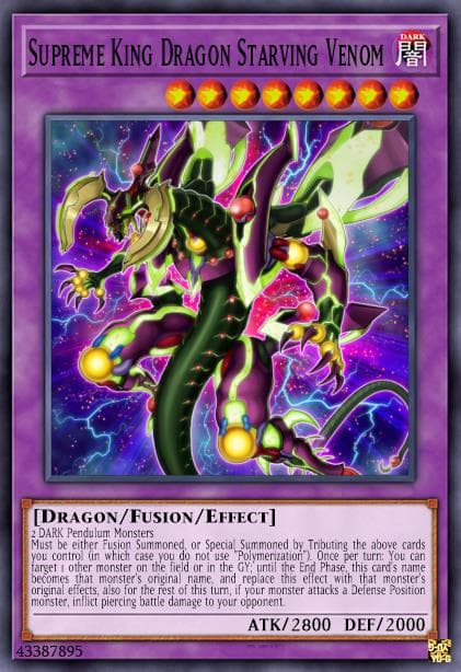 Supreme King Dragon Starving Venom