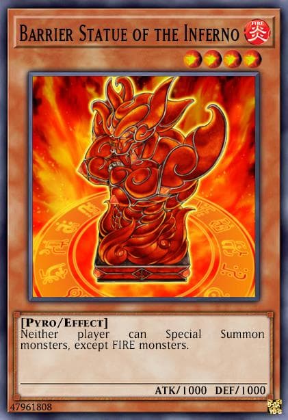 Barrier Statue of the Inferno