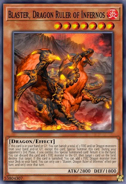 Blaster, Dragon Ruler of Infernos