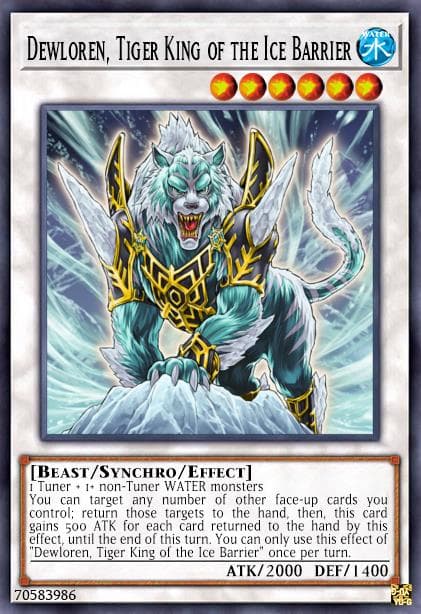 Dewloren, Tiger King of the Ice Barrier
