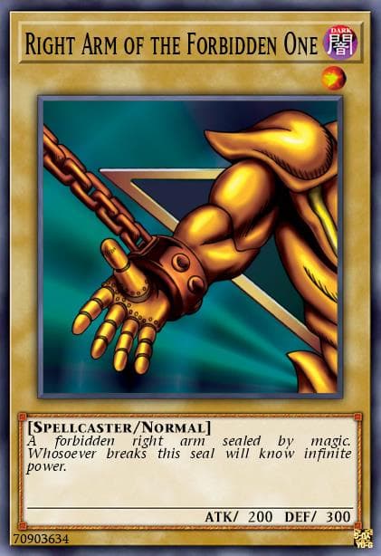 Right Arm of the Forbidden One