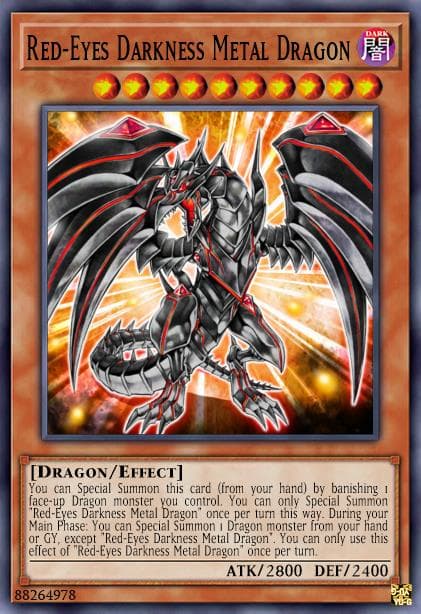 Red-Eyes Darkness Metal Dragon